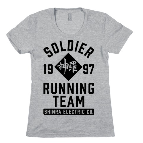 Soldier Running Team Womens T-Shirt