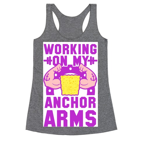 Working on My Anchor Arms Racerback Tank Top