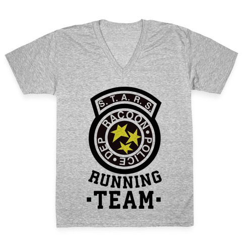S.t.a.r.s Running team V-Neck Tee Shirt