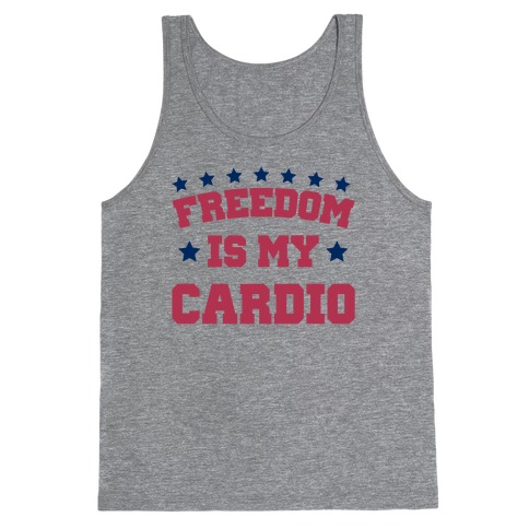 Freedom Is My Cardio Tank Top