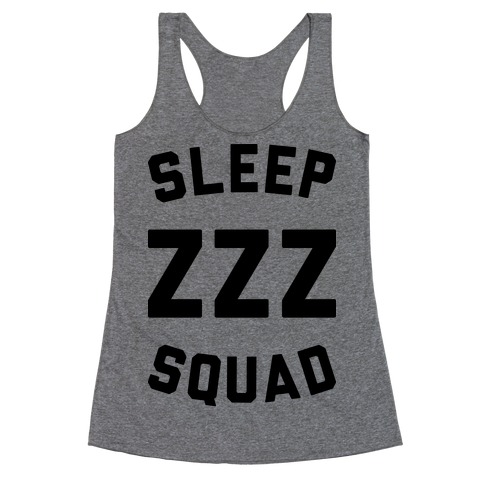 Sleep ZZZ Squad Racerback Tank Top