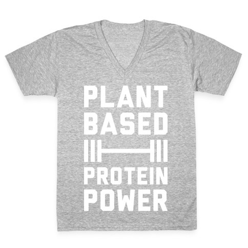 Plant Based Protein Power V-Neck Tee Shirt