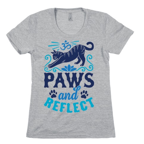 Paws And Reflect (Cat) Womens T-Shirt