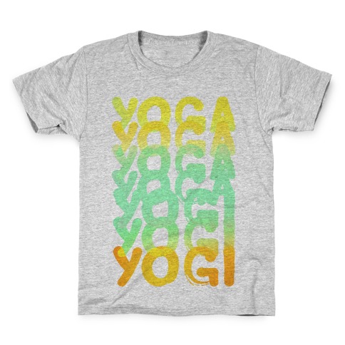 Yoga Into A Yogi Kids T-Shirt