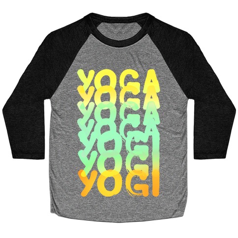 Yoga Into A Yogi Baseball Tee