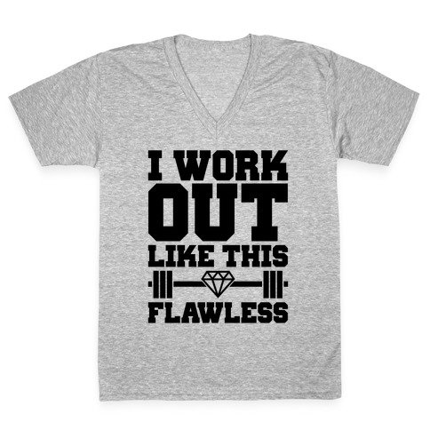 Flawless Workout V-Neck Tee Shirt