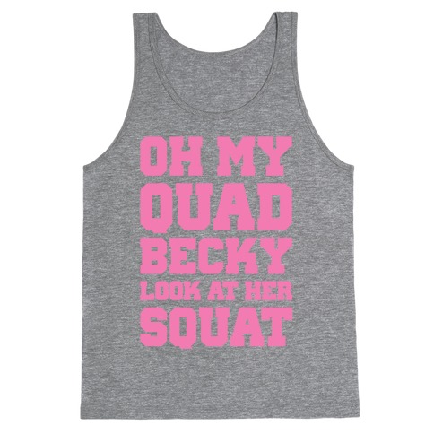 Oh My Quad Becky Look At Her Squat Women's V-Neck T-shirt Gym Gear Workout Tee