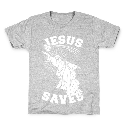 Jesus Saves (Volleyball) Kids T-Shirt