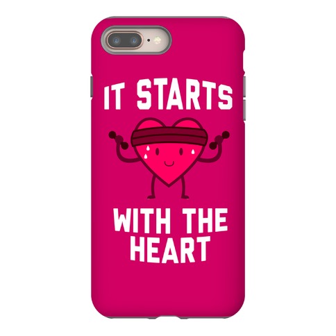 It Starts With The Heart Phone Case