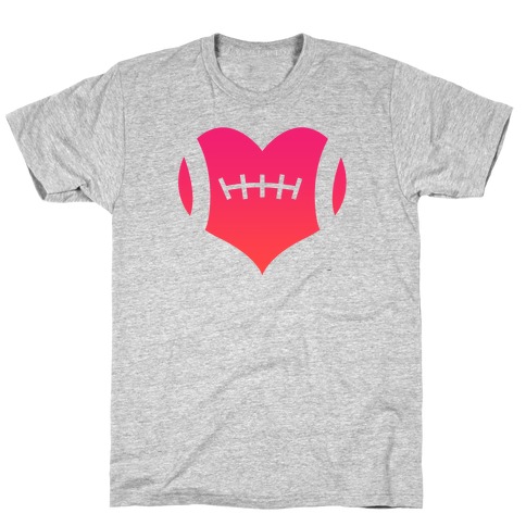 Football Heart T-Shirt