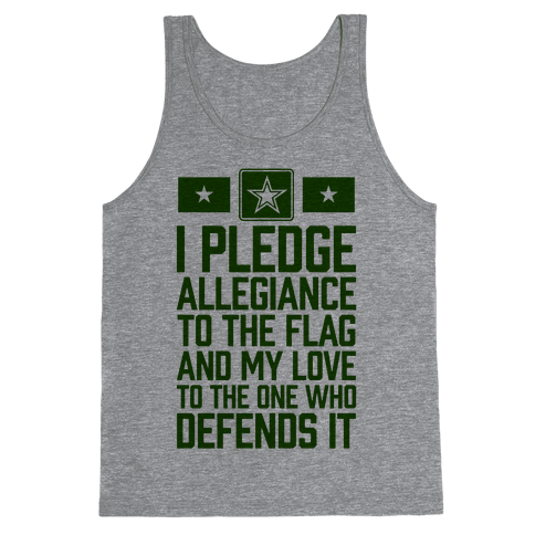 HUMAN - I Pledge Allegiance To The Flag (Army) - Clothing | Tank