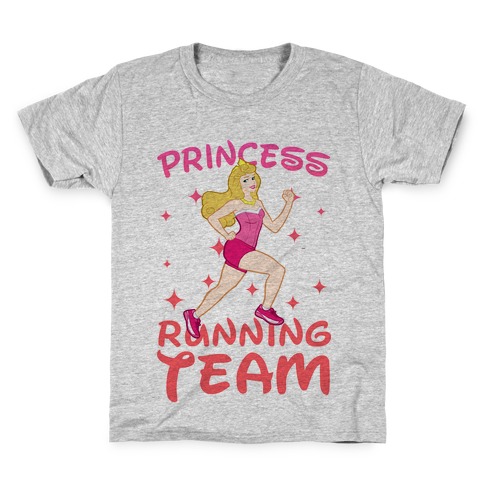 Princess Running Team (Pink) Kids T-Shirt