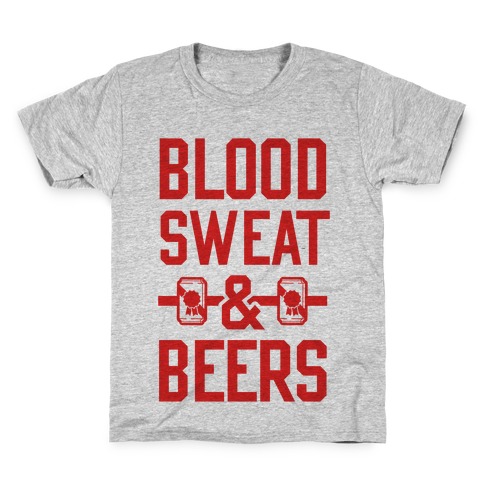 Blood Sweat & Beers Kids T-Shirt