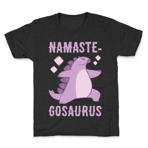 Namaste-gosaurus Kids T-Shirt