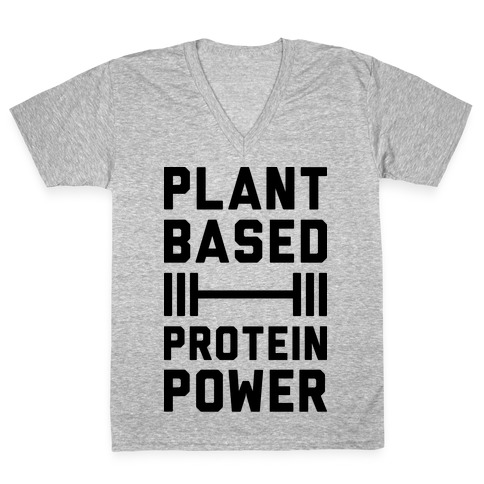 Plant Based Protein Power V-Neck Tee Shirt