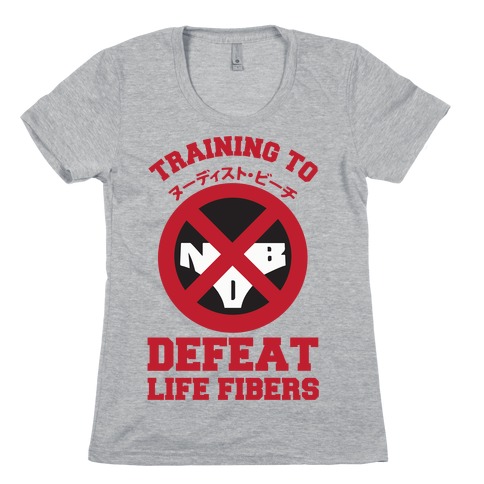 Training To Defeat Life Fibers Womens T-Shirt