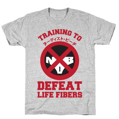Training To Defeat Life Fibers T-Shirt