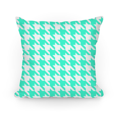 hounds tooth pillow