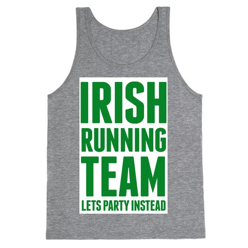 Irish Running Team Tank Top