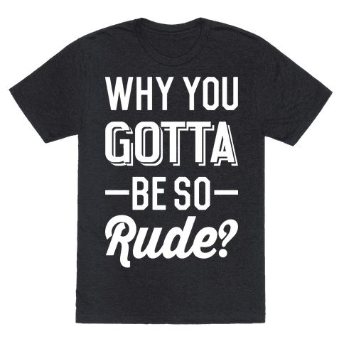 mr rude shirt