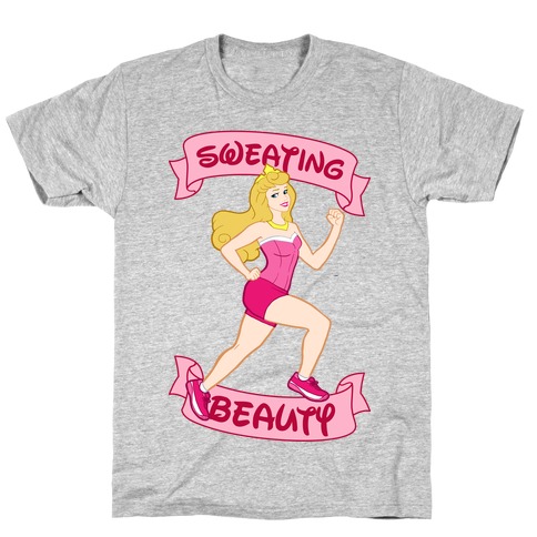 Sweating Beauty (Pink) T-Shirt