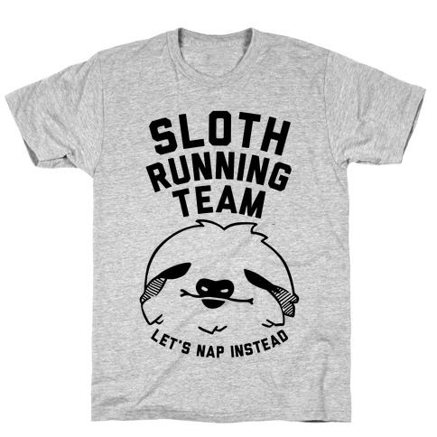 Sloth Running Team T-Shirt
