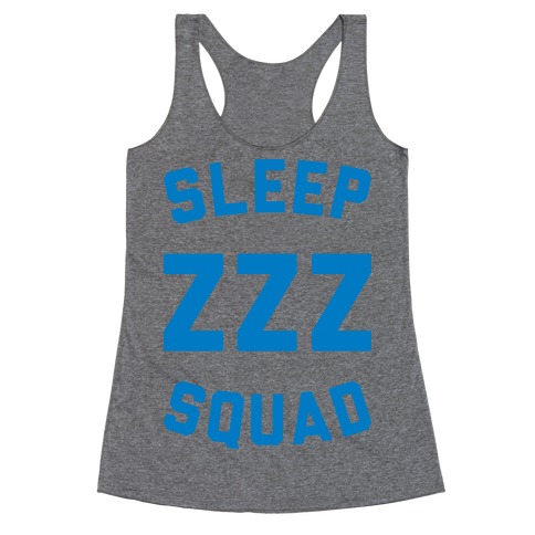 Sleep ZZZ Squad Racerback Tank Top