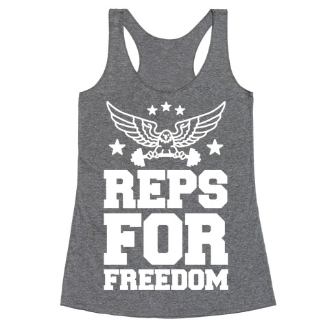Reps For Freedom Racerback Tank Top