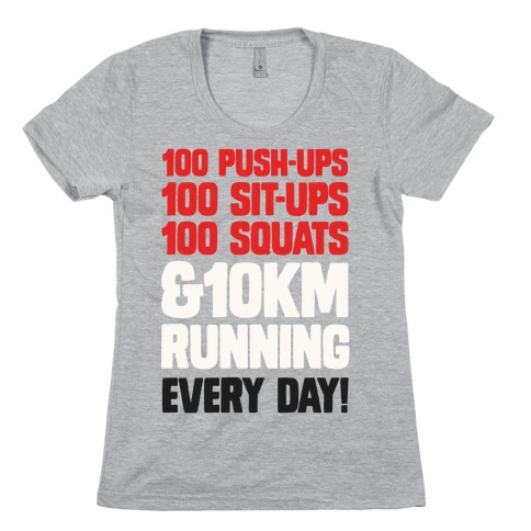 The Strongest Training Regime Womens T-Shirt