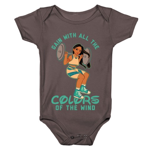 Gain with all the Colors of the Wind Pocahontas Parody Baby One-Piece