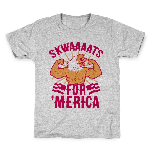 Skwaaaats For 'Merica Kids T-Shirt