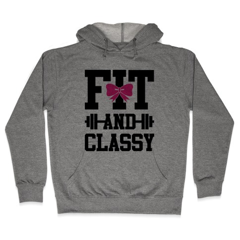 Fit And Classy Hooded Sweatshirt