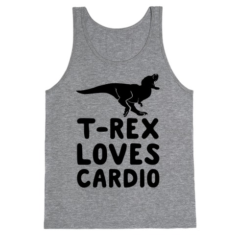 T-Rex Loves Cardio Tank Top