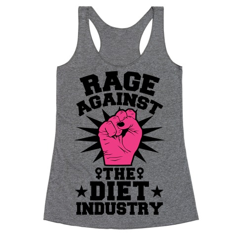 Rage Against the Diet Industry Racerback Tank Top