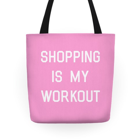 workout tote bag