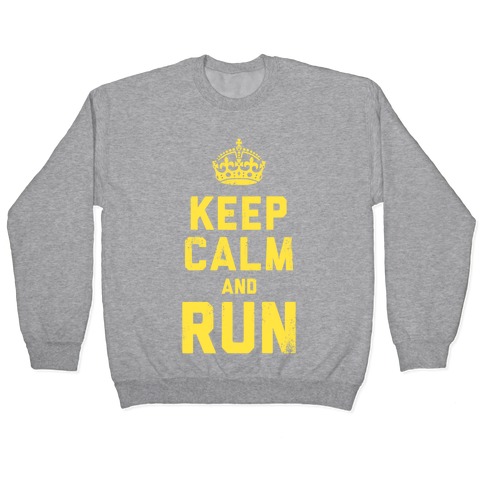 Keep Calm and Run (Dark Tank) Pullover