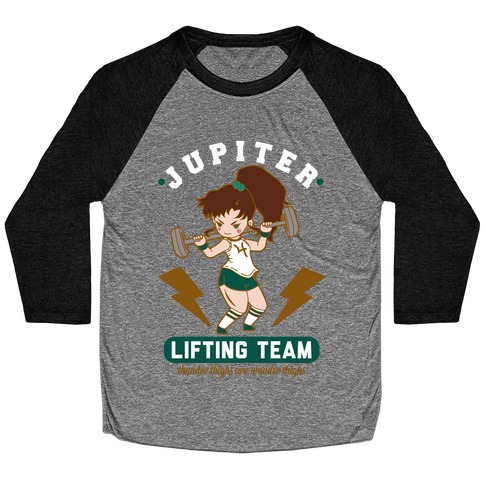 Jupiter Lifting Team Thunder Thighs are Wonder Thighs Baseball Tee