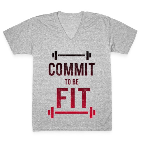 COMMIT to be FIT V-Neck Tee Shirt