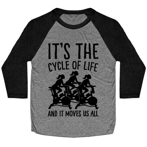 It's The Cycle of Life Spinning Parody Baseball Tee