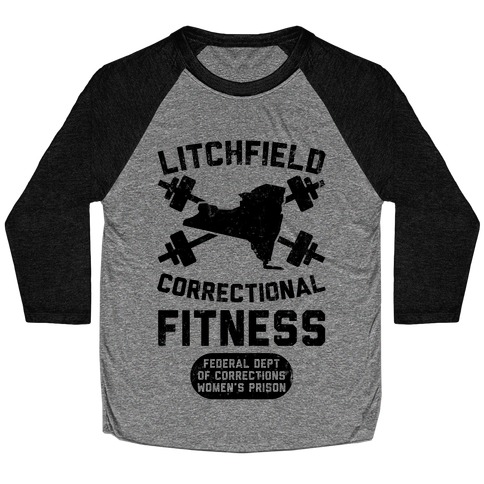 Litchfield Correctional Fitness Baseball Tee