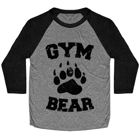 Gym Bear Baseball Tee