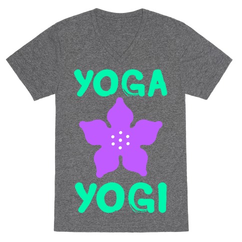 Yoga Into A Yogi V-Neck Tee Shirt