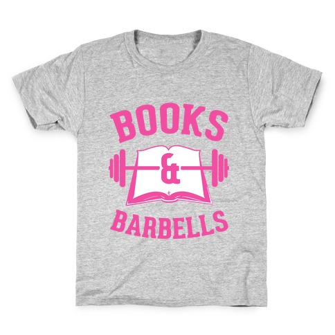 Books & Barbells Kids T-Shirt