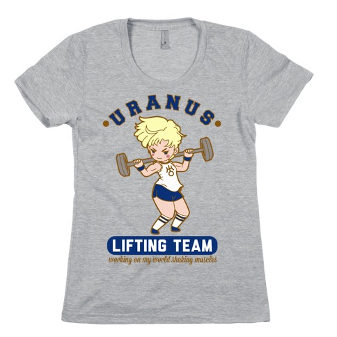 Uranus Lifting Team Womens T-Shirt