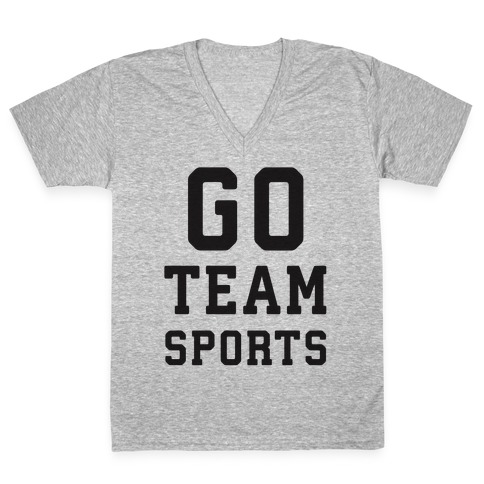 Go Team Sports V-Neck Tee Shirt