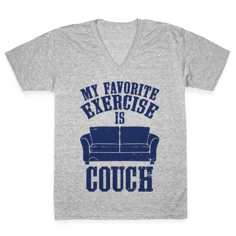 Favorite Exercise V-Neck Tee Shirt
