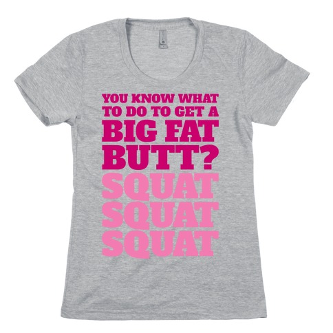 Wiggle Squats Womens T-Shirt