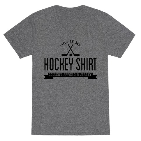 Hockey Shirt V-Neck Tee Shirt