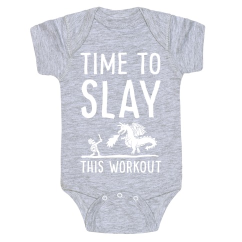 Time To Slay This Workout Baby One-Piece