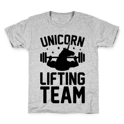 Unicorn Lifting Team Kids T-Shirt